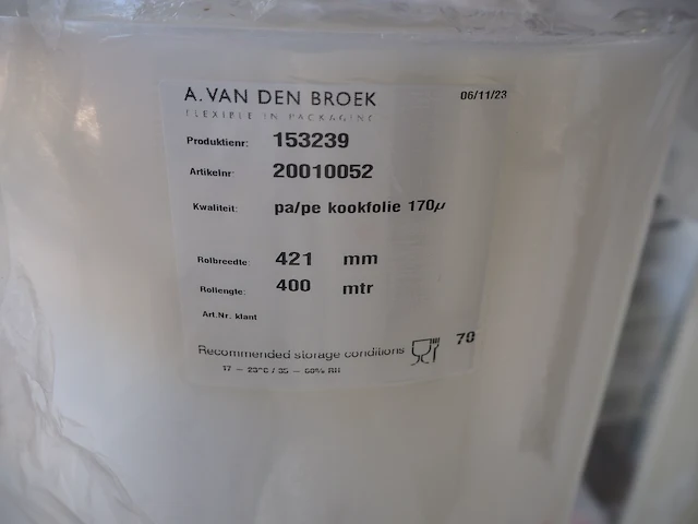 Nn film for ulma thermoformer - afbeelding 11 van  24