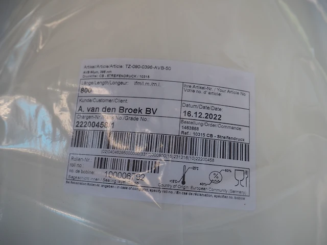 Nn film for ulma thermoformer - afbeelding 20 van  24