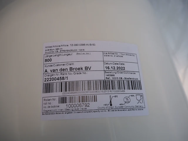 Nn film for ulma thermoformer - afbeelding 22 van  24