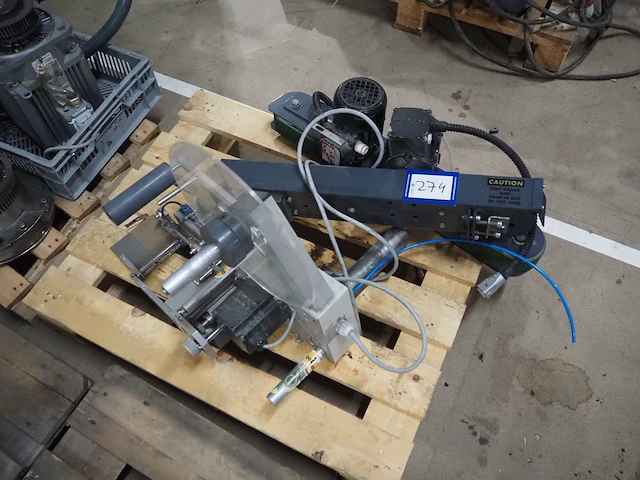 Nn labelling head with parts for box closing machine - afbeelding 1 van  10