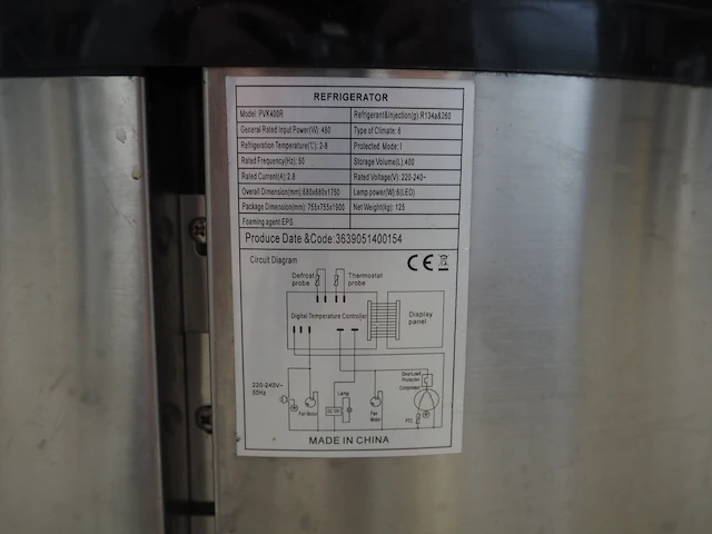 Nn refrigerated pie display - afbeelding 7 van  7