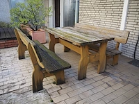 Nn table with benches - afbeelding 3 van  7