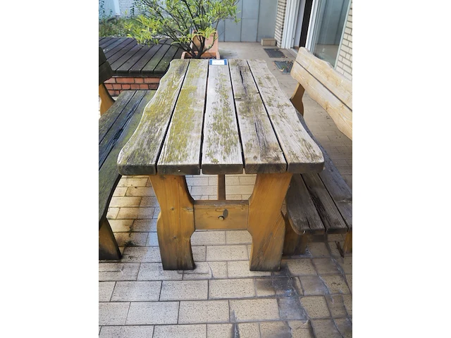 Nn table with benches - afbeelding 6 van  7
