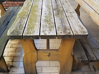 Nn table with benches - afbeelding 6 van  7
