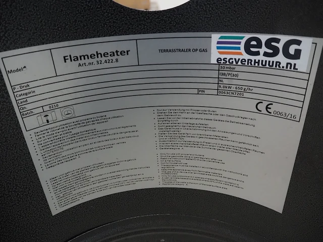 Nn terrace heater - afbeelding 3 van  11