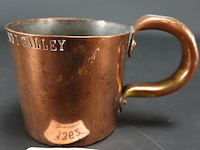 No 1 galley zware koperen cup - afbeelding 1 van  5