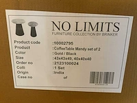 No limits mandy bijzettafel set (2x) - afbeelding 5 van  5