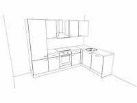 Nobilia - decor zwart beton - keukenopstelling - afbeelding 12 van  12