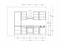 Nobilia - laser alpin mat wit - hoek keukenopstelling - afbeelding 12 van  13