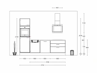 Nobilia - laser alpin wit - keukenopstelling - afbeelding 6 van  20