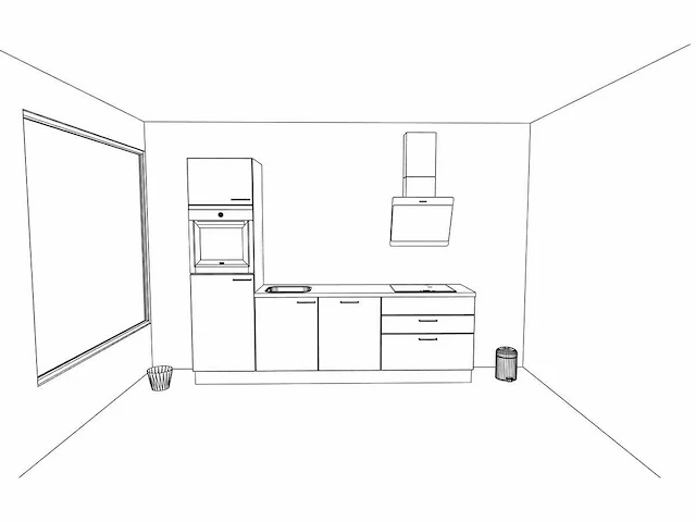 Nobilia - laser alpin wit - keukenopstelling - afbeelding 7 van  20