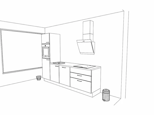 Nobilia - laser alpin wit - keukenopstelling - afbeelding 8 van  20