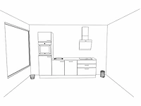 Nobilia - laser alpin wit - keukenopstelling - afbeelding 6 van  19