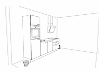 Nobilia - laser alpin wit - keukenopstelling - afbeelding 9 van  19
