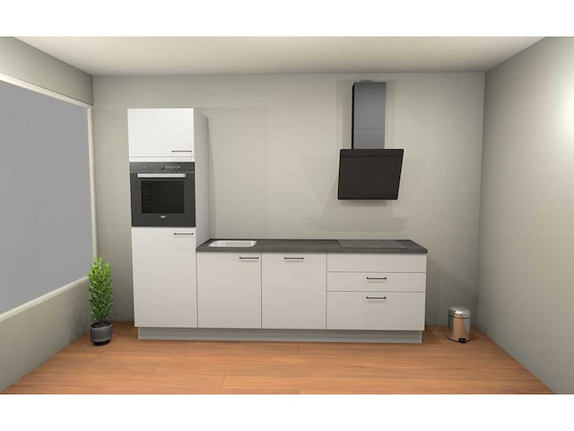 Nobilia - laser alpin wit - keukenopstelling - afbeelding 12 van  21