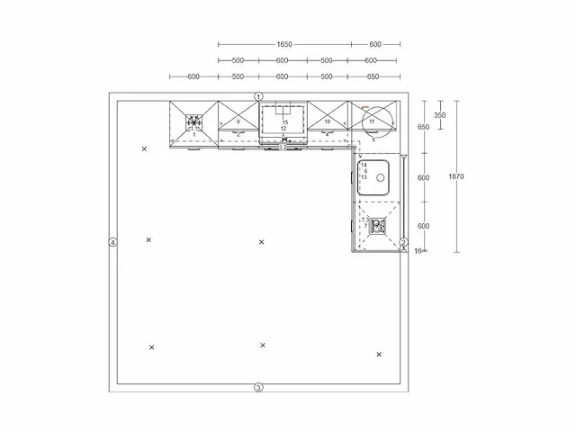 Nobilia - laser mat wit - keukenopstelling - afbeelding 4 van  20