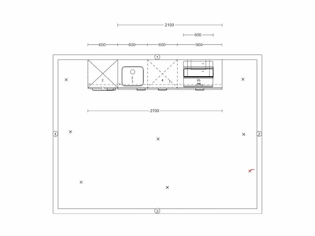 Nobilia - laser vulkaangrijs mat - keukenopstelling - afbeelding 13 van  17