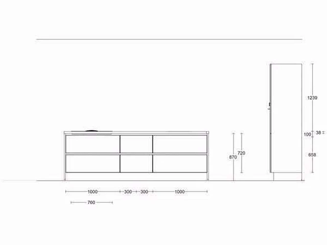 Nobilia - riva beton schiefergrijs - keukenopstelling - afbeelding 23 van  23