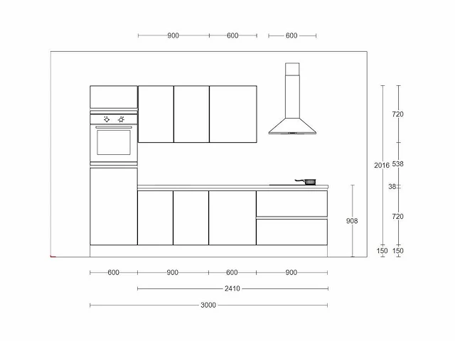Nobilia - riva decor beton grijs - keuken opstelling - afbeelding 13 van  15