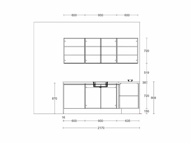 Nobilia - riva decor eiken bergamo - hoek keuken - afbeelding 3 van  19