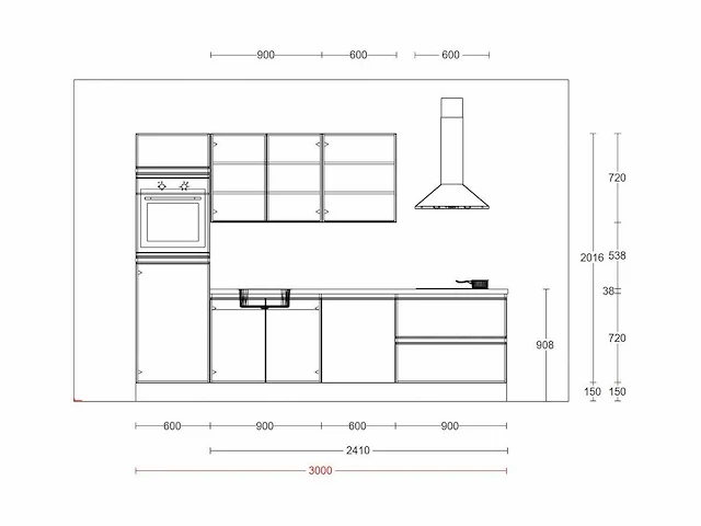 Nobilia - riva decor eiken san remo - keukenopstelling - afbeelding 2 van  19