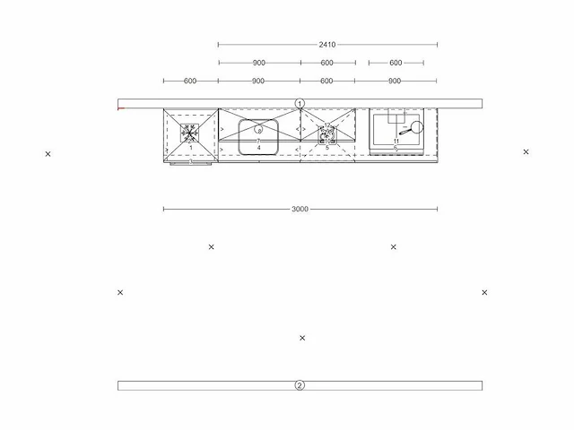 Nobilia - riva decor eiken san remo - keukenopstelling - afbeelding 3 van  19