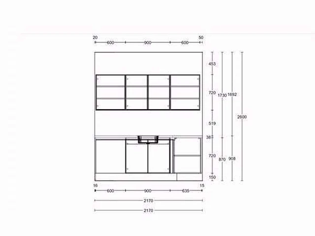 Nobilia - riva decor eiken san remo - keukenopstelling - afbeelding 13 van  24