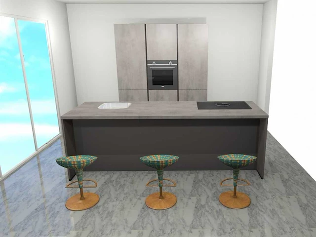 Nobilia - riva decor schiefer grijs - keukenopstelling - afbeelding 1 van  21
