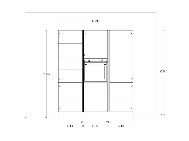 Nobilia - riva decor schiefer grijs - keukenopstelling - afbeelding 13 van  21