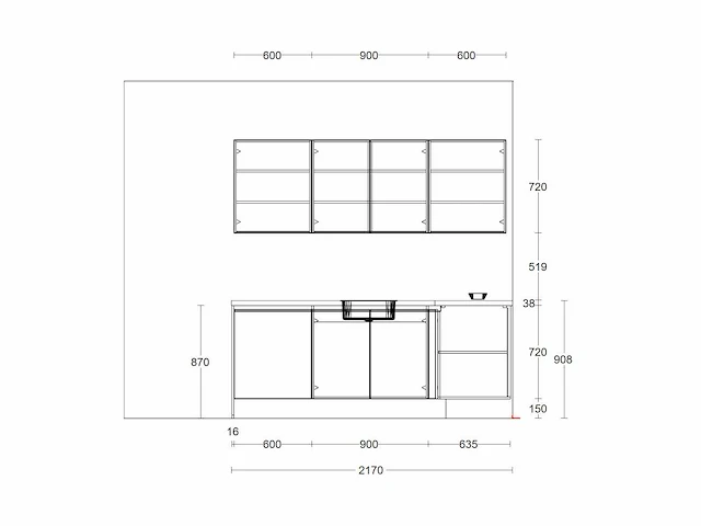 Nobilia - riva eiken bergamo - hoekopstelling - afbeelding 4 van  23