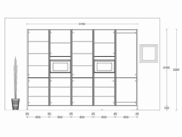 Nobilia - senso lak alpin wit - keukenopstelling - afbeelding 7 van  30