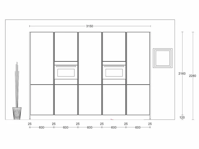 Nobilia - senso lak alpin wit - keukenopstelling - afbeelding 8 van  30