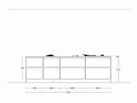Nobilia - senso lak alpin wit - keukenopstelling - afbeelding 9 van  30