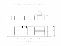 Nobilia - stoneart decor schiefer steengrijs - keuken opstelling - afbeelding 4 van  20