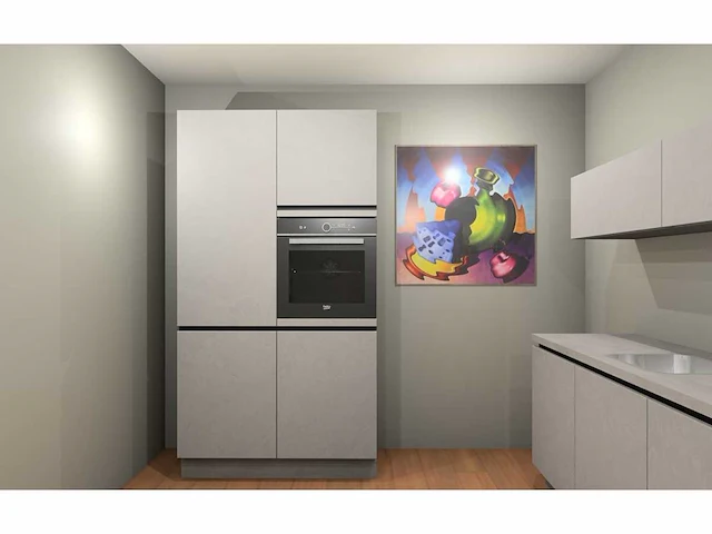Nobilia - stoneart decor schiefer steengrijs - keuken opstelling - afbeelding 16 van  20