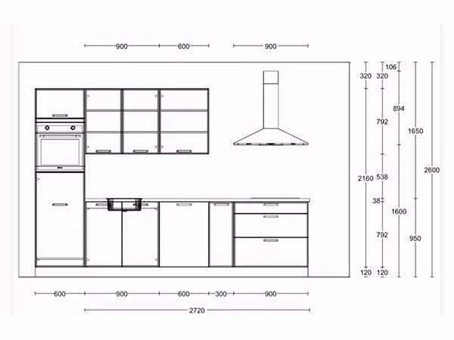 Nobilia - structura decor eiken havanna - keuken opstelling - afbeelding 7 van  23