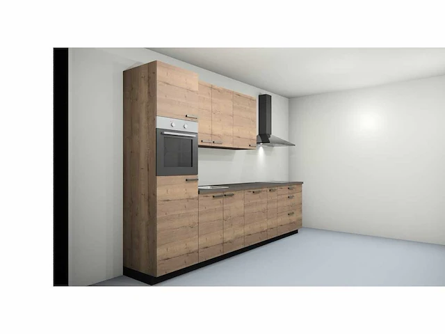 Nobilia - structura decor eiken havanna - keukenopstelling - afbeelding 12 van  16