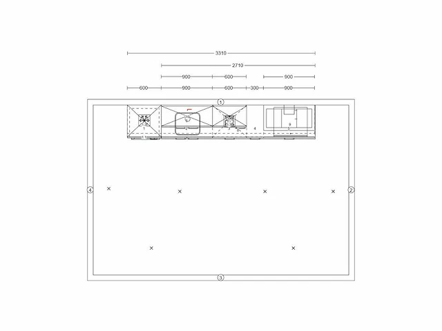 Nobilia - structura decor eiken havanna - keukenopstelling - afbeelding 14 van  16