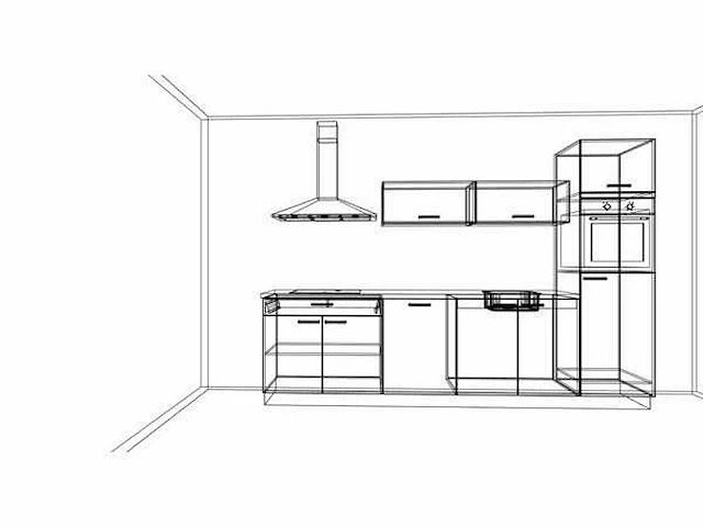 Nobilia - structura decor eiken nero - keuken opstelling - afbeelding 6 van  18