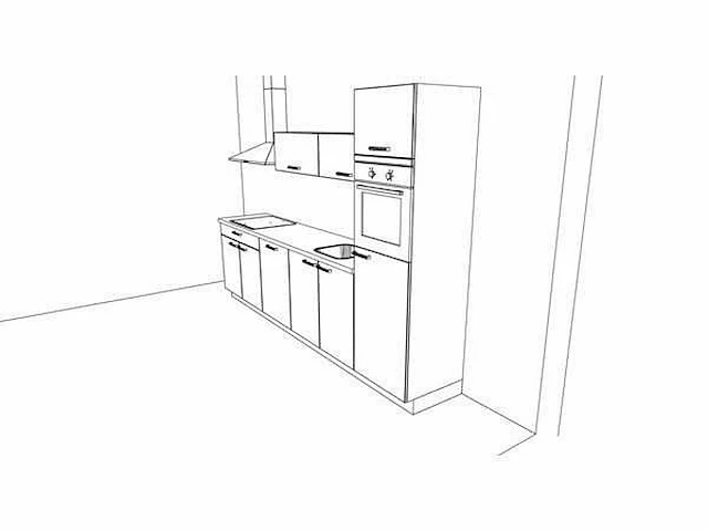 Nobilia - structura decor eiken nero - keuken opstelling - afbeelding 8 van  18