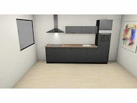 Nobilia - structura decor eiken nero - keuken opstelling - afbeelding 12 van  18