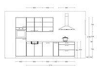 Nobilia - structura decor eiken sierra - keuken opstelling - afbeelding 2 van  18