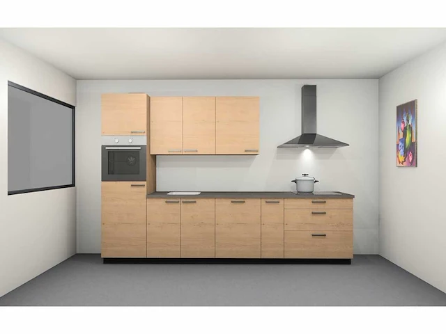 Nobilia - structura decor eiken sierra - keuken opstelling - afbeelding 1 van  18