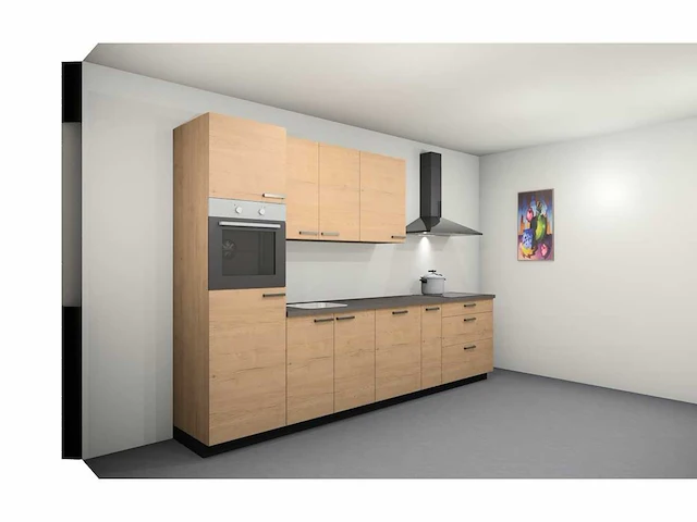 Nobilia - structura decor eiken sierra - keuken opstelling - afbeelding 12 van  18