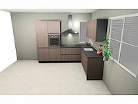 Nobilia - structura decor noten milano - keukenopstelling - afbeelding 16 van  20