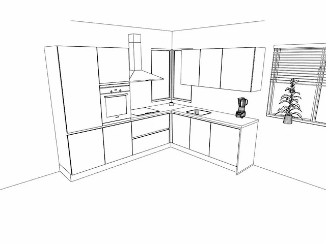 Nobilia - structura decor noten milano - keukenopstelling - afbeelding 19 van  20
