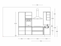 Nobilia - structura decor noten milano - keukenopstelling - afbeelding 11 van  21