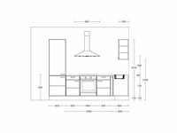 Nobilia - touch alpin mat wit - keuken opstelling - afbeelding 3 van  18