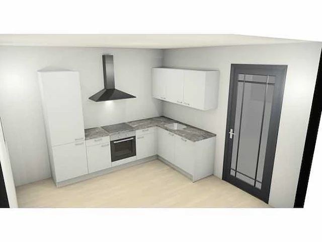 Nobilia - touch alpin mat wit - keuken opstelling - afbeelding 1 van  18
