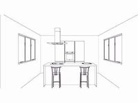 Nobilia - touch laklaminaat zwart supermat - kitchen arrangement - afbeelding 6 van  21
